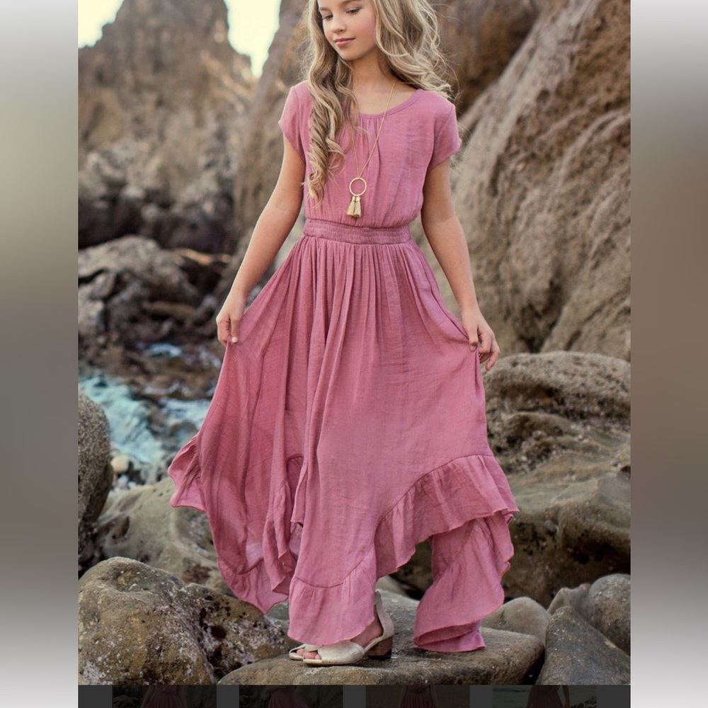 Joyfolie Briley Dress in Dusty Rose size 14